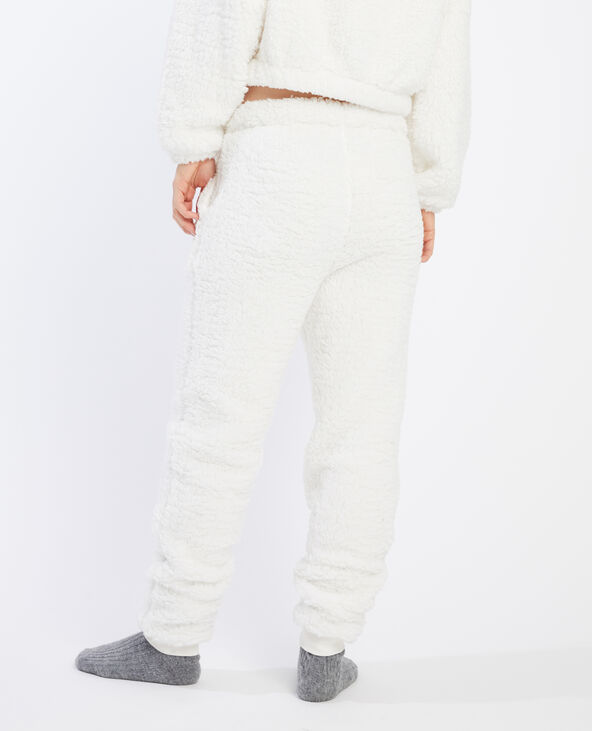 Pantalon moumoute blanc - Pimkie