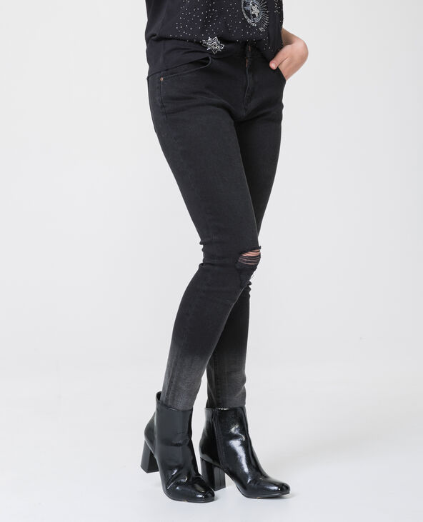 Jean skinny mid waist noir - Pimkie