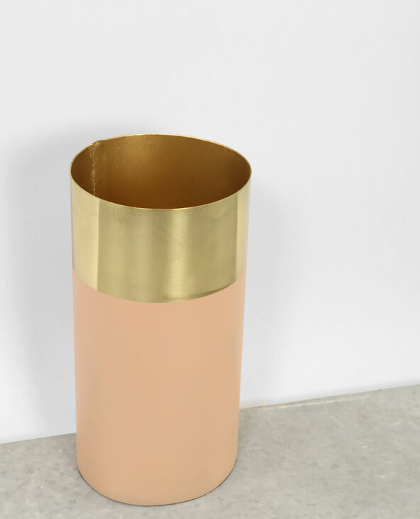 Grand vase mordoré vieux rose - Pimkie