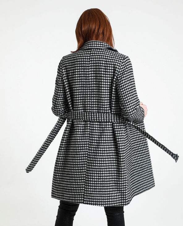 Manteau droit pied de poule