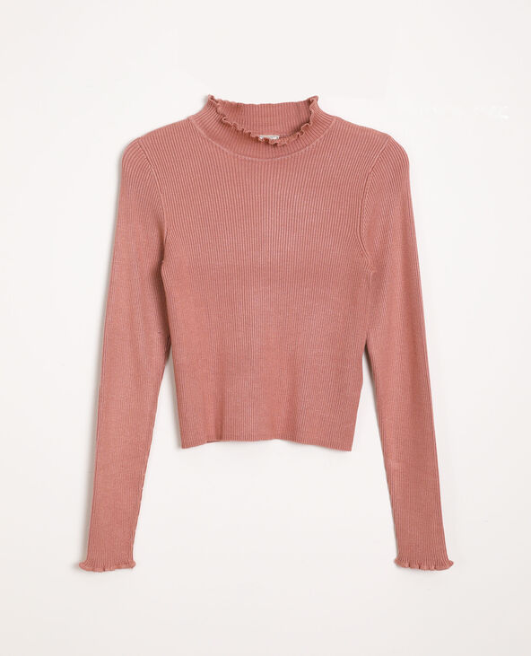 Pull fin côtelé rose clair - Pimkie