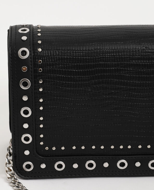 Petit sac clouté noir - Pimkie
