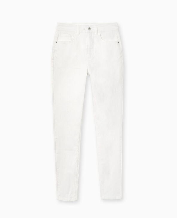 Jean skinny taille haute blanc - Pimkie