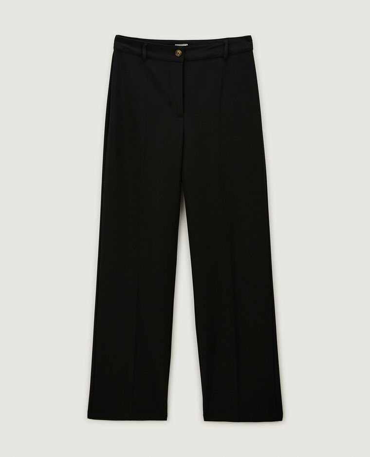 Pantalon droit taille haute noir - Pimkie