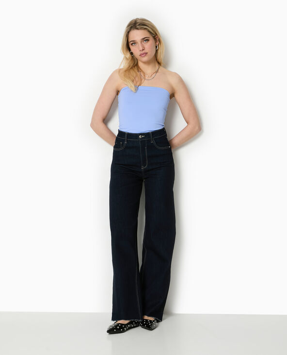 Top bustier bleu - Pimkie