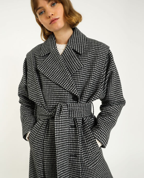 Manteau long noir - Pimkie