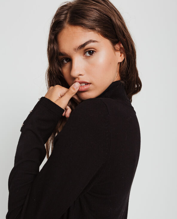 Pull à col roulé noir - Pimkie