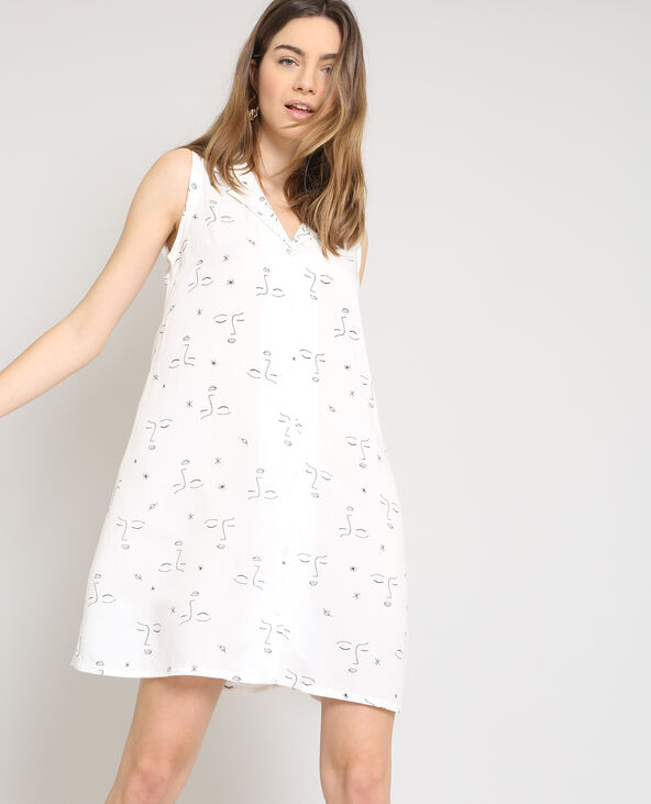 Robe chemise écru - Pimkie