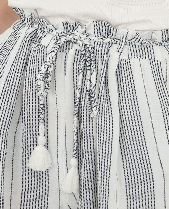 Short fluide rayé blanc - Pimkie