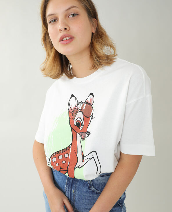 T-shirt ample Bambi écru - Pimkie