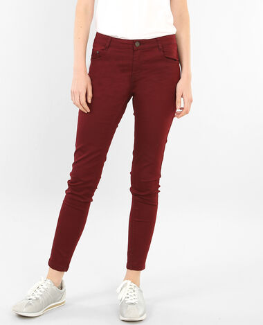 Skinny push up bordeaux - Pimkie