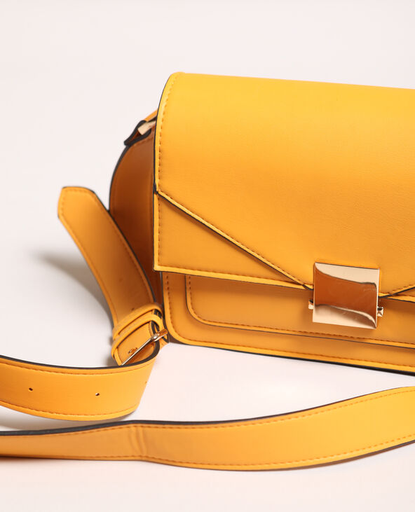 Sac en faux cuir jaune - Pimkie