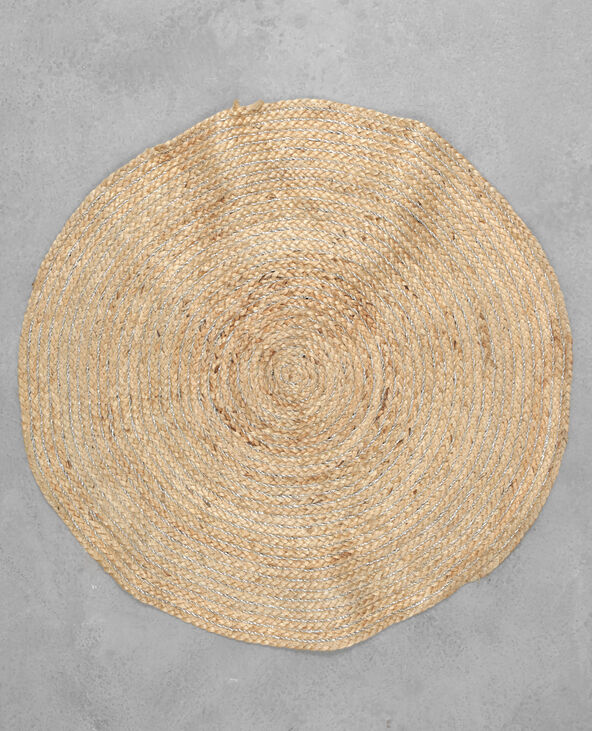 Tapis rond beige - Pimkie