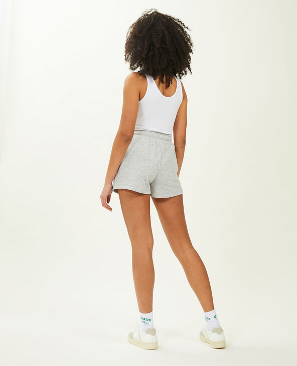 Short en molleton gris chiné - Pimkie