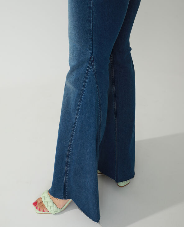 Jean flare high waist bleu marine - Pimkie