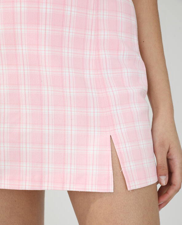 Jupe carreaux on sale rose