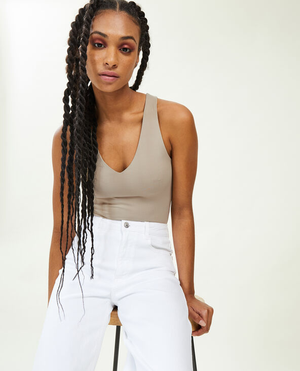 Body col V beige - Pimkie
