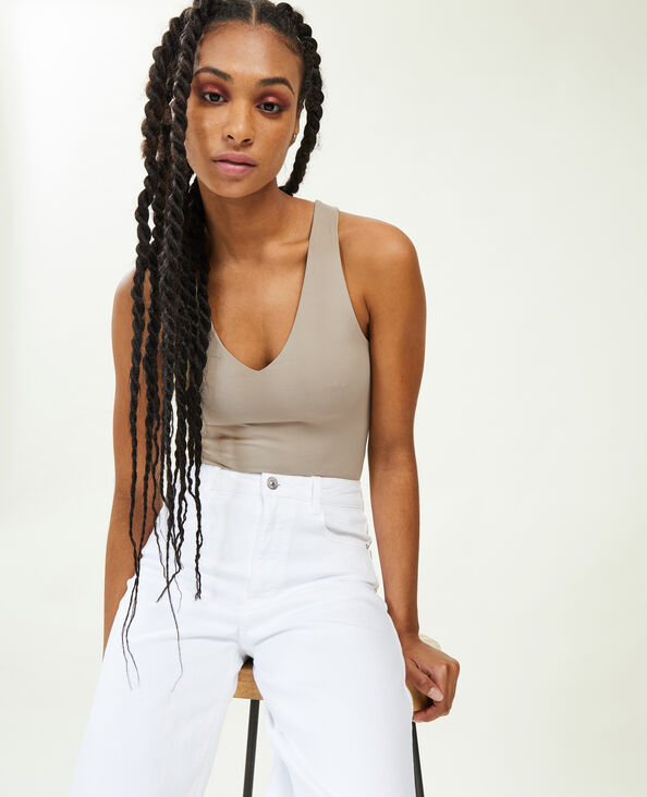 Body col V beige - Pimkie