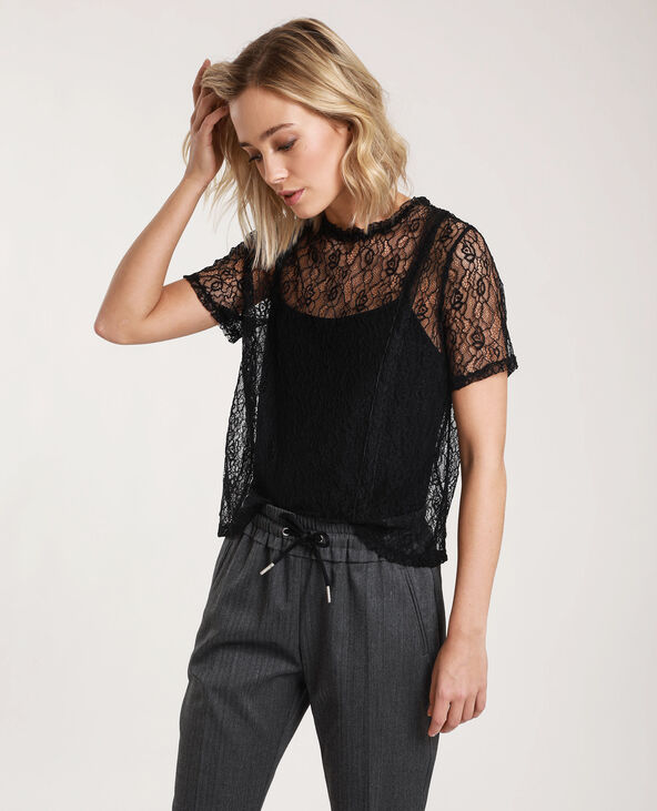 T shirt en dentelle