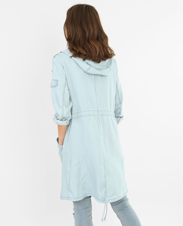 Saharienne fluide Jean bleached - Pimkie