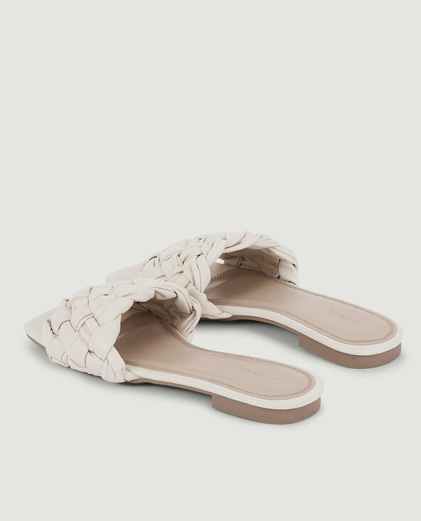Mules tressées écru - Pimkie