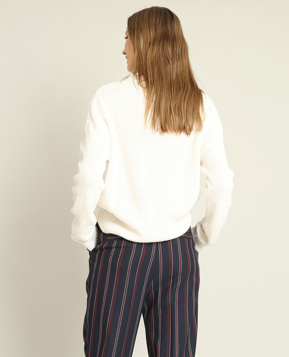 Pull basique blanc - Pimkie