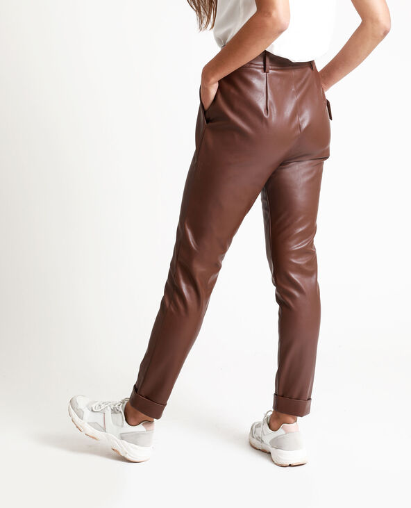 Pantalon simili sales cuir femme pimkie