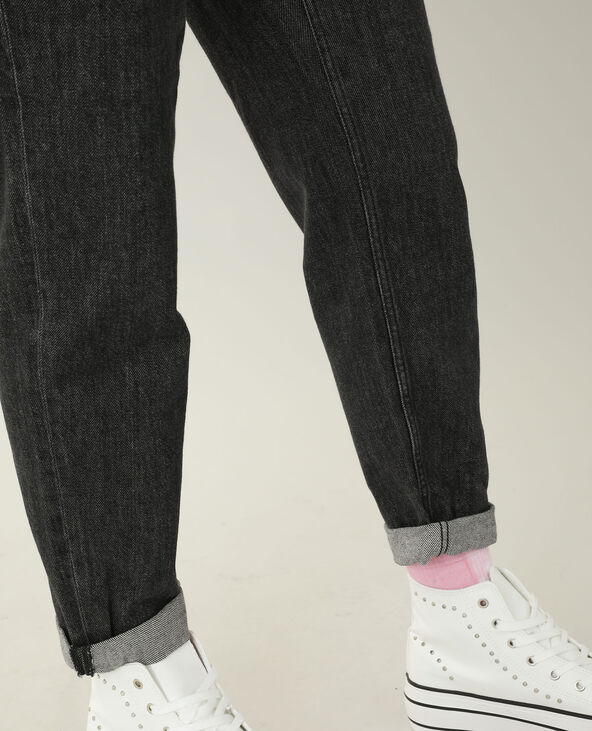 Jean mom high waist noir - Pimkie
