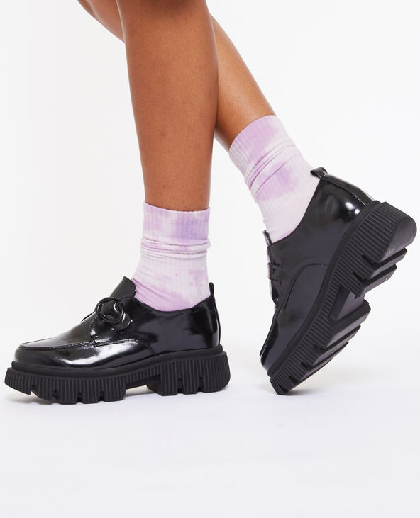 Paire de chaussettes tie and dye rose clair - Pimkie