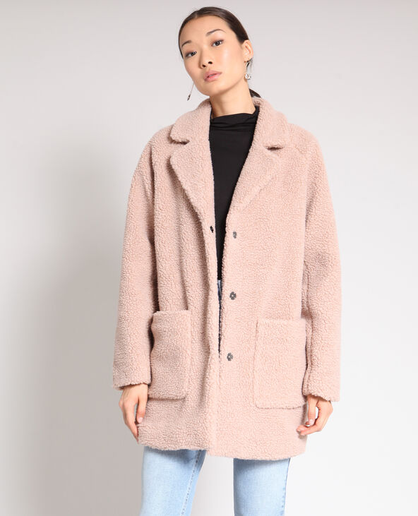 Manteau best sale rose clair