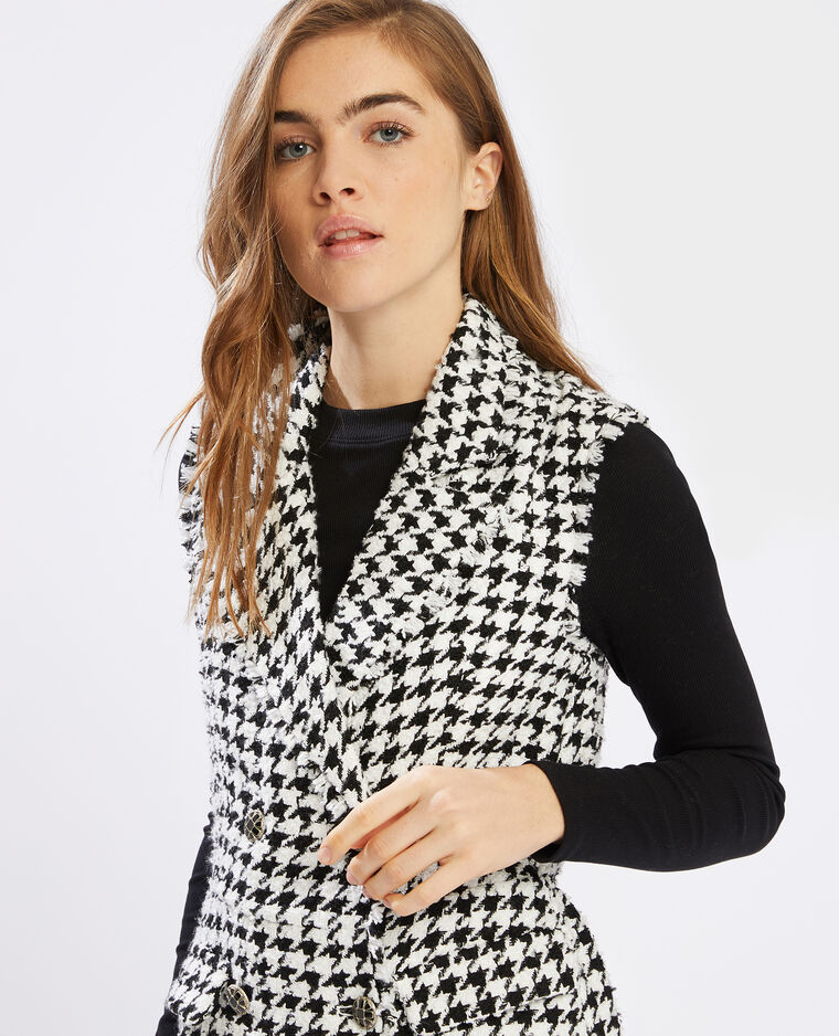 Combishort tweed noir - Pimkie