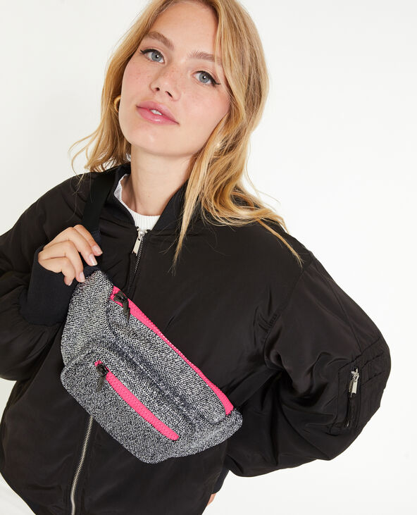 Sac banane métallisé argenté - Pimkie