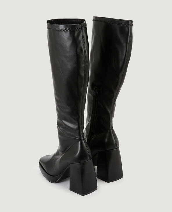 Bottes plateformes noir - Pimkie