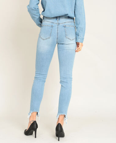 Jean skinny taille haute bleu - Pimkie