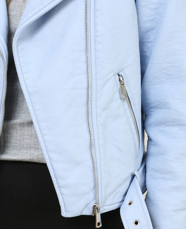 Veste biker bleu - Pimkie