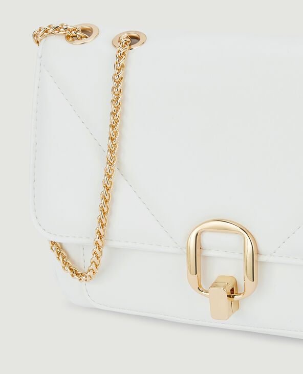 Sac pochette avec chaines blanc - Pimkie