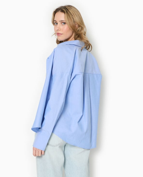 Chemise ample et droite bleu - Pimkie