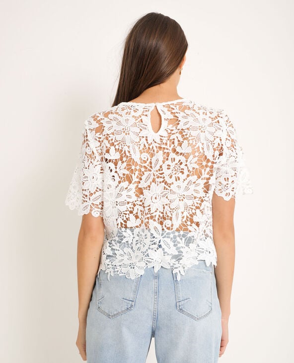 T shirt en dentelle