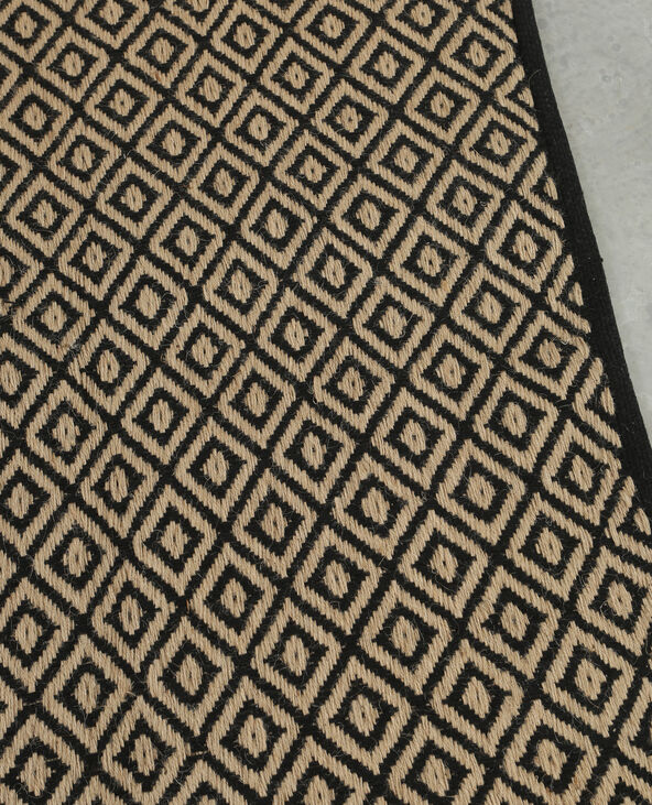 Tapis en jute noir - Pimkie
