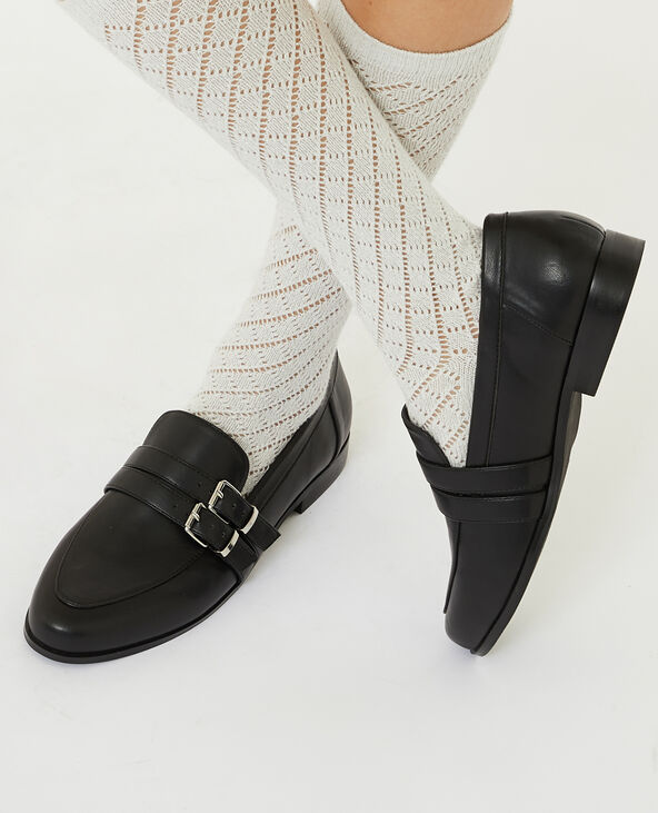 Mocassins avec 2 brides noir - Pimkie