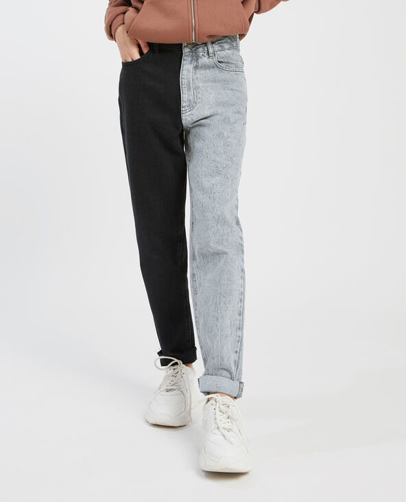Jeans bicolore bershka online