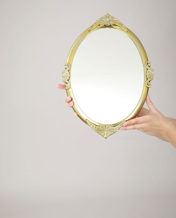 Grand miroir baroque orange - Pimkie