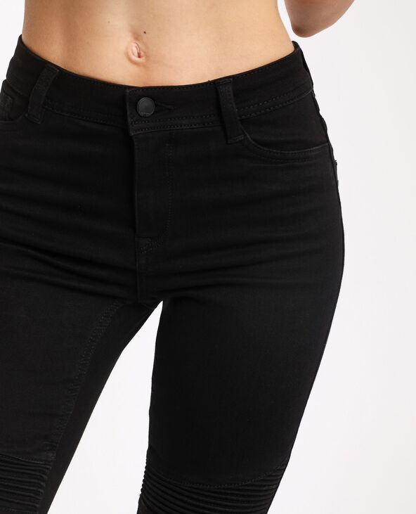 Jean skinny biker noir - Pimkie