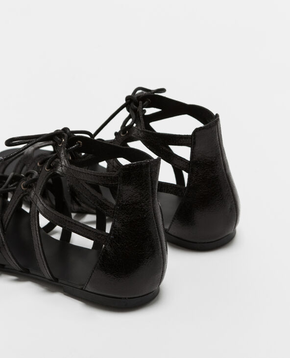 Sandales plates noir - Pimkie
