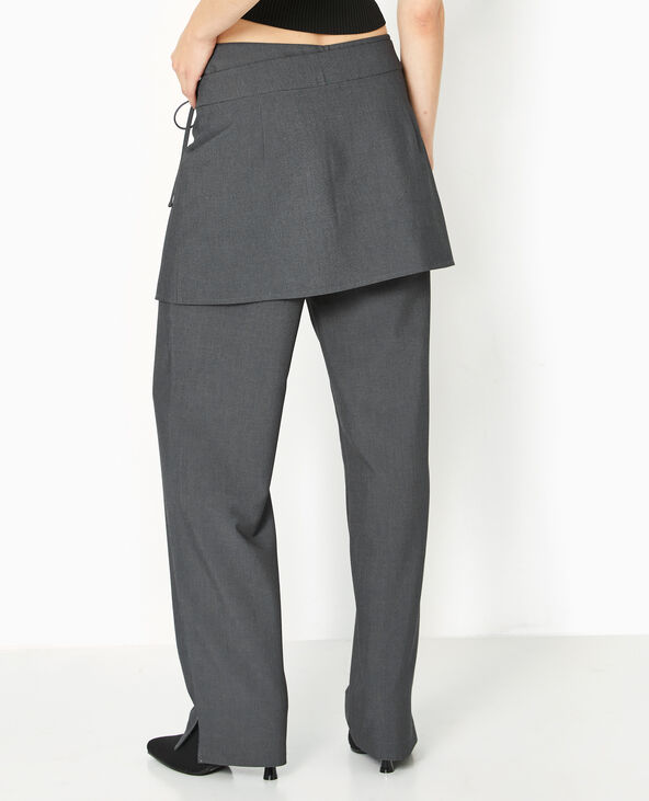 Pantalon 2 en 1 avec jupe amovible Pimkie