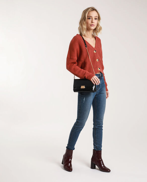 Gilet court bordeaux - Pimkie