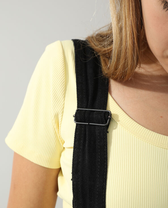 Salopette short noir - Pimkie