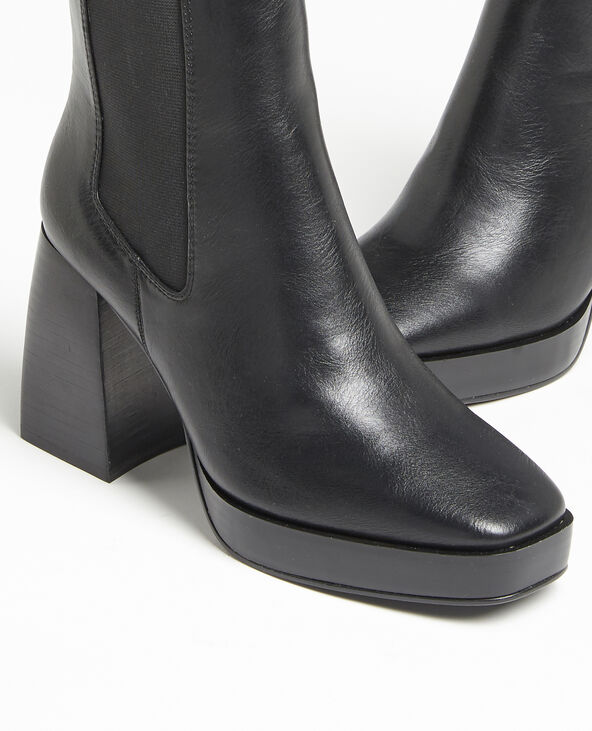 Boots plateforme noir - Pimkie