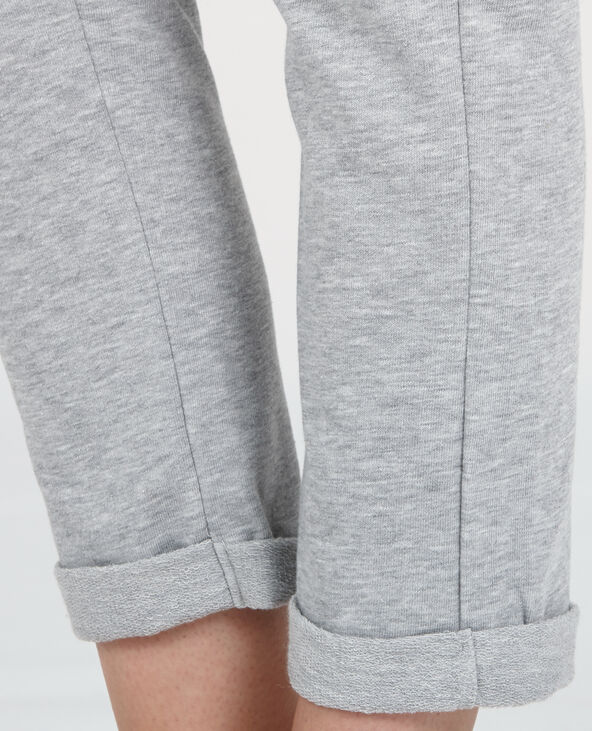 Pantalon de jogging homewear gris chiné - Pimkie