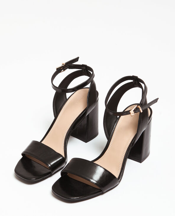 Sandales à talons larges noir - Pimkie